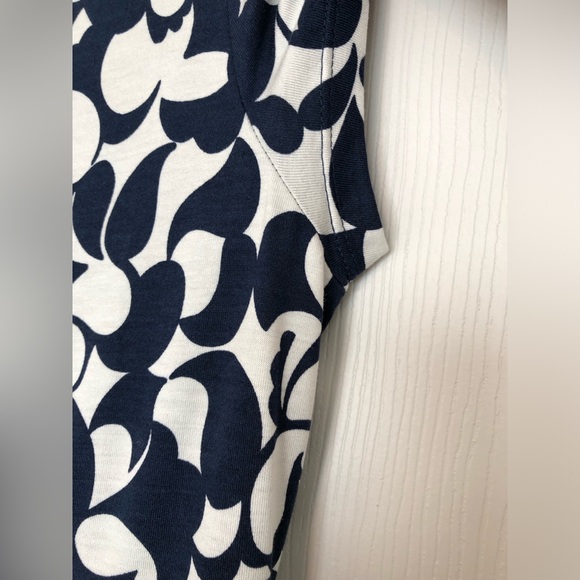 Boden Navy and White Midi Dress - Picture 5 of 9